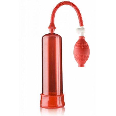 Pompe développeur pénis à poire rouge  Penis Enlarger Pump