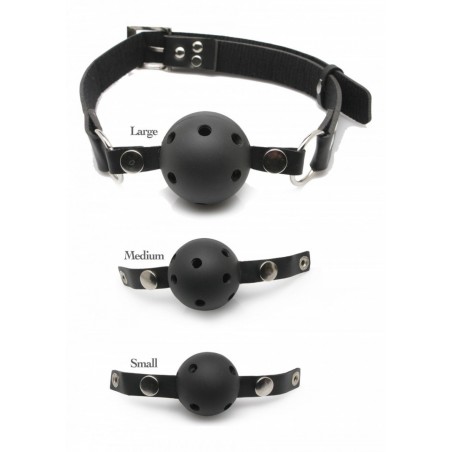 Baillon 3 boules interchangeable Ball Gag Training System