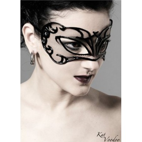 Katvoodoo Loup masque latex & résille RO710