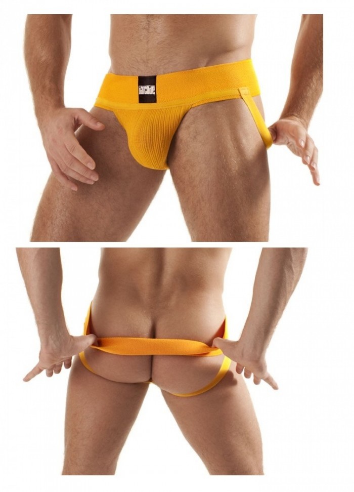 Barcode Jock Strap Sergey Basic jaune