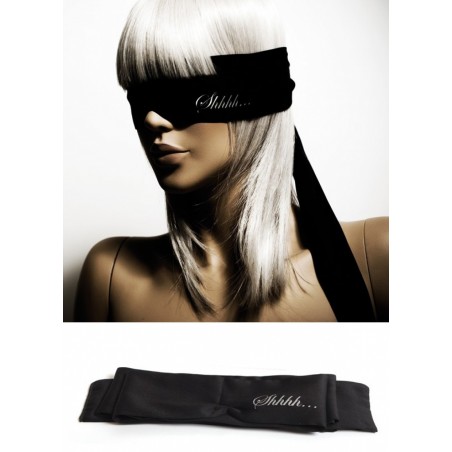 BijouxIndiscrets Bandeau en satin  Shhh noir