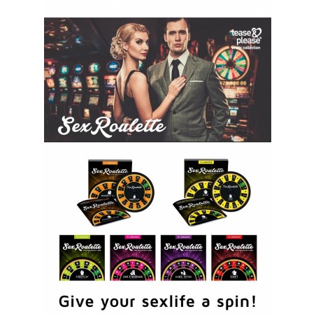Jeu érotique TEASE & PLEASE Sex Roulette - Naughty Play/Jeux Coquins