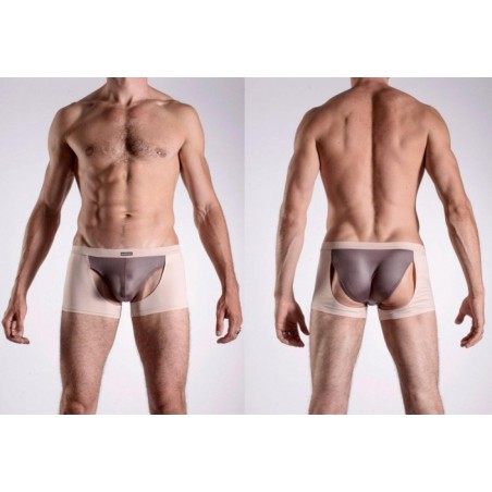 Manstore M315-Boxer Chaps pants Beige & marron