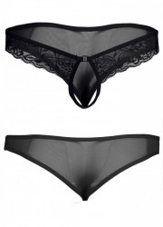 Lovers String homme BallOut dentelle noir