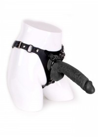 Kiotos Gode ceinture COX Strap-On gode noir