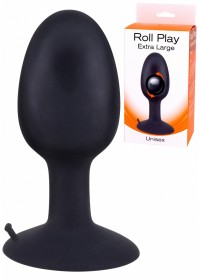 Plug anal ventouse Roll Play avec bille XL