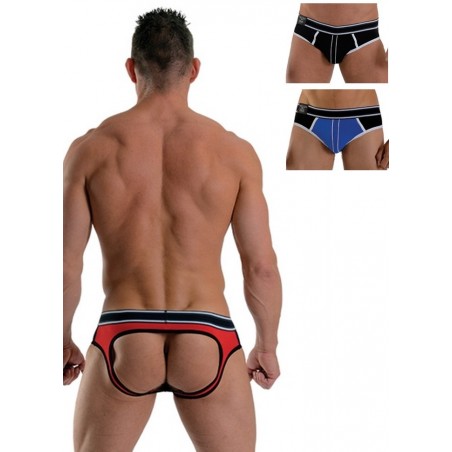 MB-JockStrap Urban Brief Soho noir-rouge-bleu