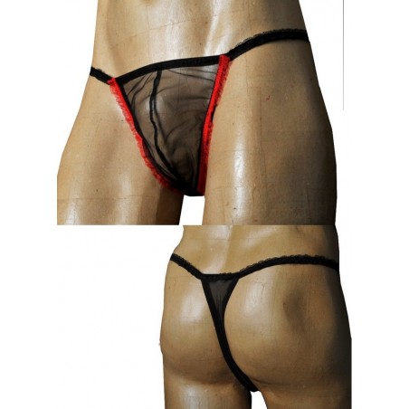 FoliesbyRenaud String homme travesti dentelle Eshlee