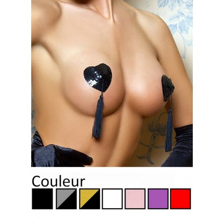 Nippies sexy pour femme paillettes sequin et pompons