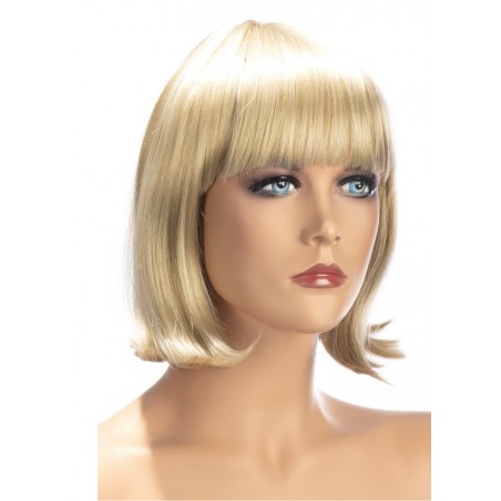 Perruque Sophie coupe carré Blond pour travestie sophielibertine