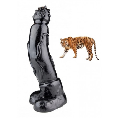 Gode zoo bite de Tigre vinyls noir L33 cm sophielibertine