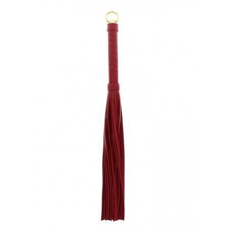 Taboom Martinet Large Whip Bordeaux & Or