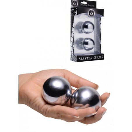 Boules Kegel Inox Titanica Extreme Steel Orgasm Balls diametre 5cm