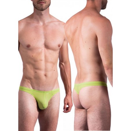 OlafBenz Red0965 Mini String homme jaune Lime Green sophie libertine