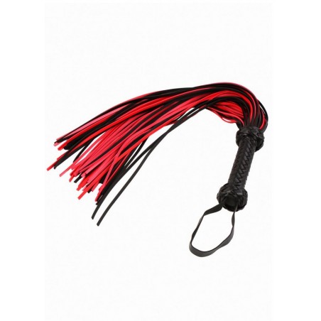 Martinet aspect cuir noir & rouge 63cm pas cher sophie libertine