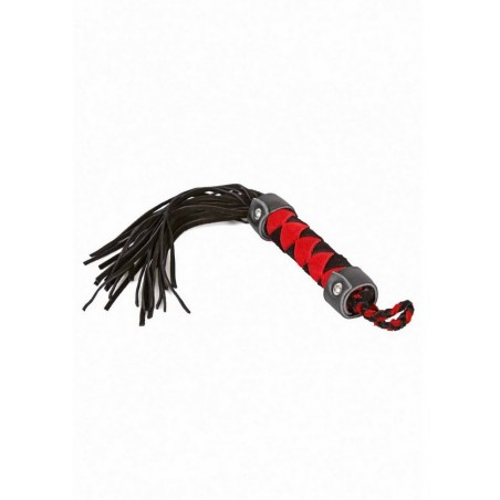 Martinet suédine noir et rouge 26 cm