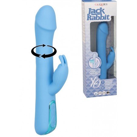 Vibromasseur Rabbit Rechargeable Rotatif - Rabbit Elite Rotating Rabbit bleu