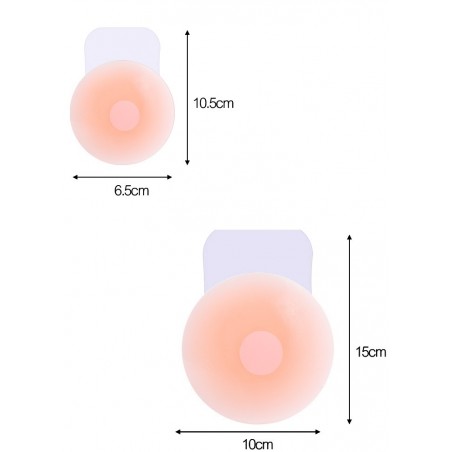 Cache tétons pour un effet liftant qui galbe la poitrine sous des robes décolletés