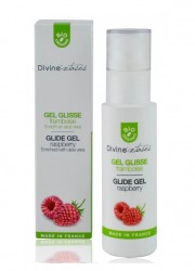 Gel lubrifiant glisse extrême bio et naturel arôme framboise