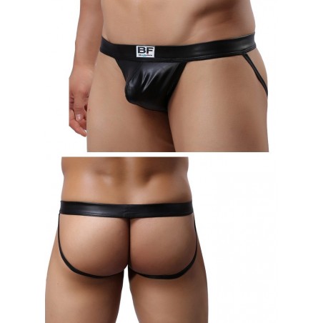 JockStrap homme aspect cuit noir