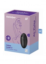 Satisfyer Vulva Lover 3 Rechargeable Aspirateur clitoris Vibrant noir-boite