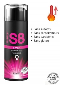 S8 Gel clitoris chauffant Spark Clitoral Gel 30ml en vente chez Sophie Libertine Vannes