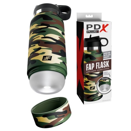 Masturbateur homme aventurier - PDX Plus Fap Flask Happy Camper-sophie-libertine