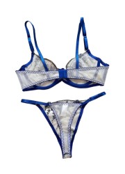 Lingerie coquine en tulle transparent brodé de fleur pour femme en vente chez Sophie Libertine Vannes