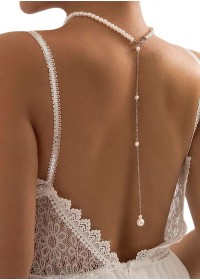 Ou trouver des bijou de dos pour mariée à Vannes ? Boutique Sophie Libertine Accessoires collier de pour mariage