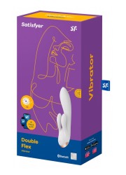 Sextoy pour femme Stimulateur de la marque satisfyer rabbit double flex pénétrant et clitoridien