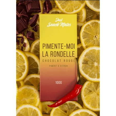 Chocolat Aphrodisiaque - Pimente Moi La Rondelle - Just-Snack-Mates en vente chez Sophie Libertine Vannes