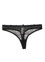 String sexy pour femme en dentelle noire transparente - vendu chez Sophie Libertine Vannes