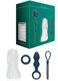 Coffret de sextoy pour homme Stormy  Forecast avec masturbateur plug cockring - Sophie Libertine Vannes