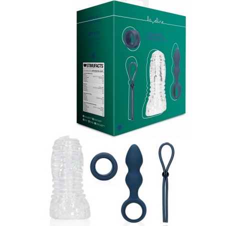 Coffret de sextoy pour homme Stormy  Forecast avec masturbateur plug cockring - Sophie Libertine Vannes