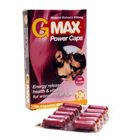 Aphrodisiaque sexuel pour femme Max Power Caps -10 gélules -sophie-libertine