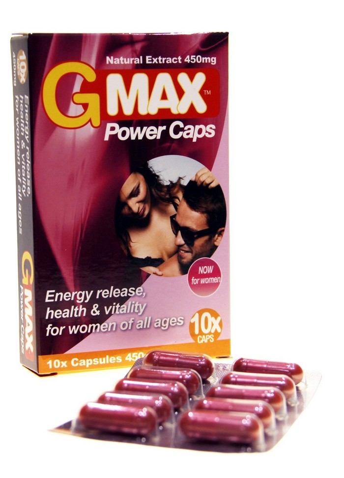 Aphrodisiaque sexuel pour femme Max Power Caps -10 gélules -sophie-libertine