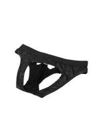 Jockstrap simili cuir ouvert sur les fesses en vente chez Sophie Libertine Vannes