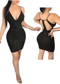 Robe courte sexy pour femme a paillettes en vente chez Sophie Libertine Vannes