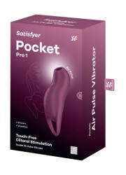 Sextoy Satisfyer air pulse pocket pro 1 en vente chez Sophie Libertine Vannes sexshop