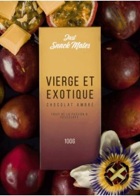 Chocolat aphrodisiaque ambré - fruits exotiques et passiflore en Just Snack mates Vannes 56