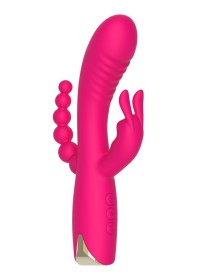 Vibromasseur en silicone-étanche Aphrodite-plaisir-triple stimulation-sexshop-sophielibertine