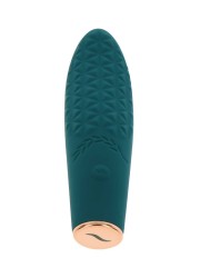 Stimulateur de clitoris en silicone vert souple et puissant pour vibration externe en vente chez Sophie Libertine Vannes