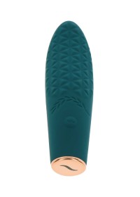 Stimulateur de clitoris en silicone vert souple et puissant pour vibration externe en vente chez Sophie Libertine Vannes