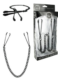 Pinces à seins Nipple Tweezer Clamps noir-sophie-libertine