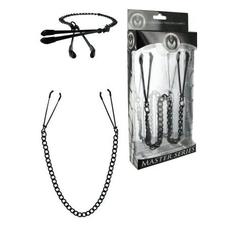 Pinces à seins Nipple Tweezer Clamps noir-sophie-libertine