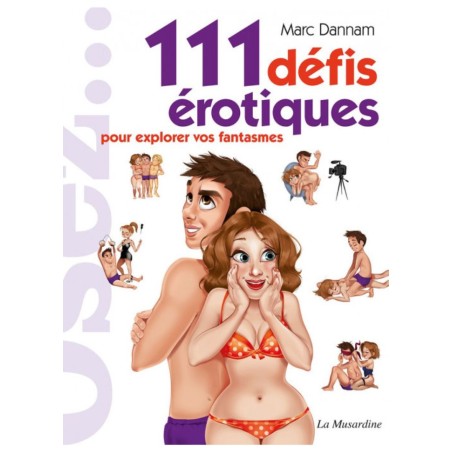 livre 111 défis érotiques a retrouver chez sophielibertine-loveshop-sene-bretagne