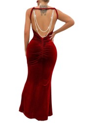 robe velours anastasia-soirée en club-sophielibertine-red