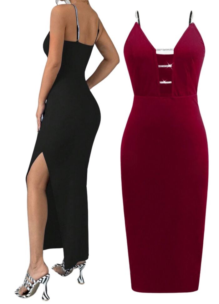 robe sexy nouvel an-black or red dress-sophielibertine-séné