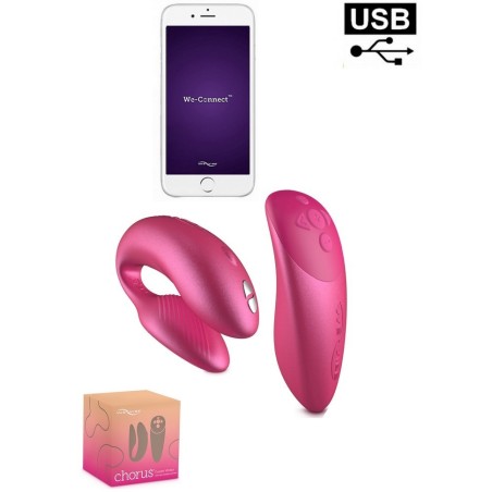 WeVibe Chorus Couple stimulateur clitoris et point G-Connecté-sophie-libertine