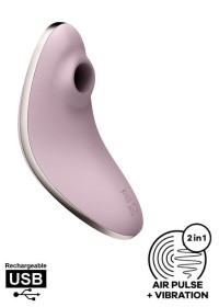 Satisfyer Vulva Lover 1 rose Rechargeable Aspirateur clitoris Vibrant-sophie-libertine